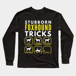 Stubborn Foxhound Tricks - Dog Training Long Sleeve T-Shirt